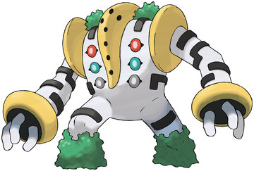 Regigigas artwork by Ken Sugimori