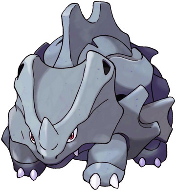 Rhyhorn Sugimori artwork