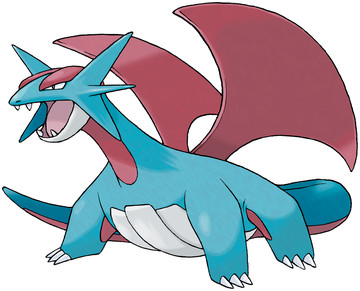 Salamence Sugimori artwork