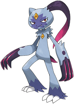 Sneasler artwork by Ken Sugimori