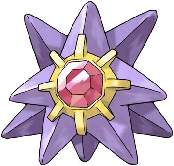 Starmie Sugimori artwork