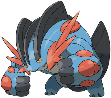 Mega Swampert Sugimori artwork