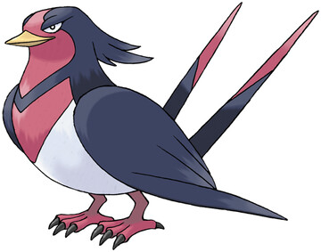 Swellow Sugimori artwork