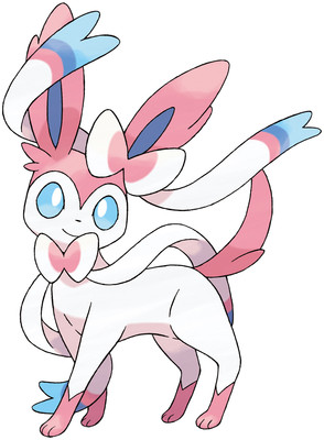 Sylveon artwork by Ken Sugimori - Pokémon