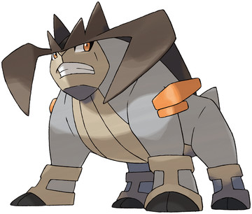 Terrakion artwork by Ken Sugimori