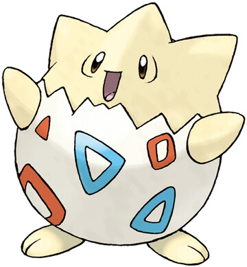 Togepi artwork by Ken Sugimori