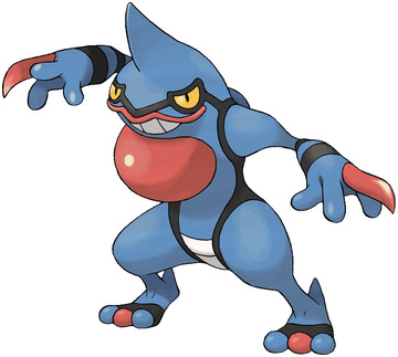 Toxicroak artwork by Ken Sugimori