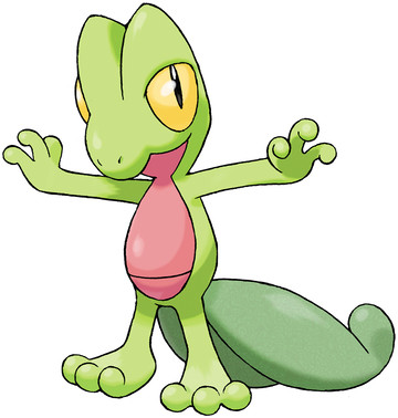 Treecko artwork by Ken Sugimori