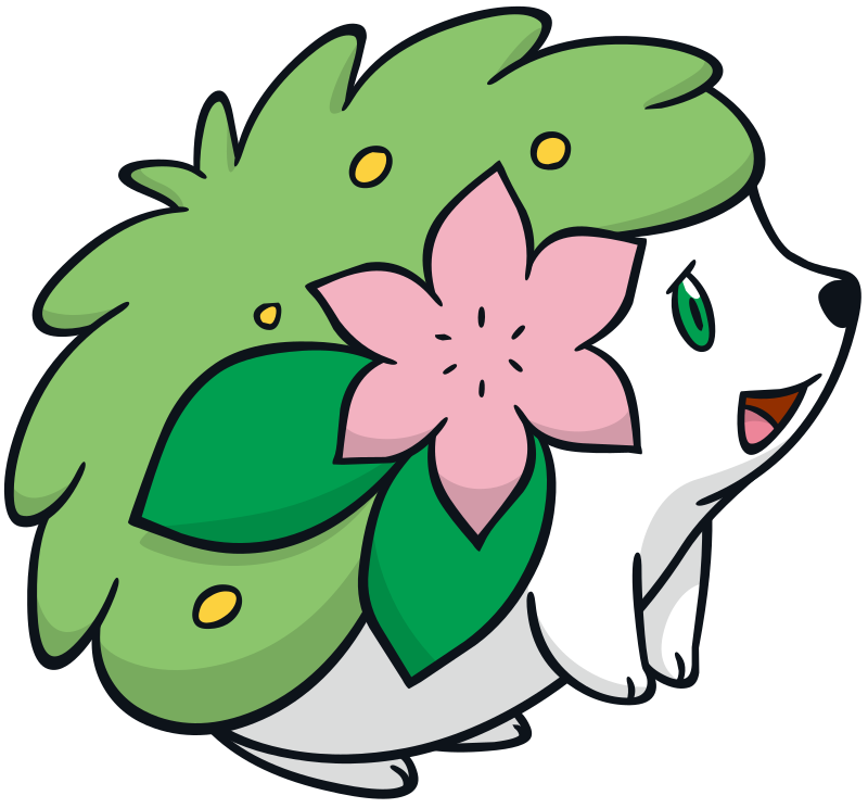 Shaymin official artwork gallery  Pokémon Database