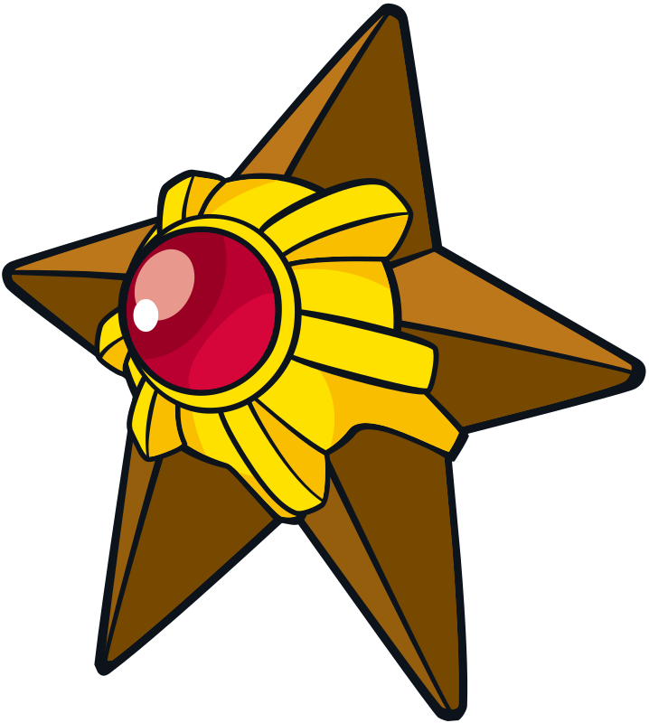 Pokemon Pixel Art Staryu Original Size Png Image Pngj