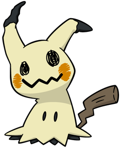 mimikyu pokemon, digital art