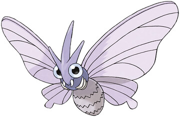 Venomoth Sugimori artwork