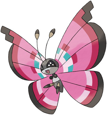 Vivillon artwork by Ken Sugimori