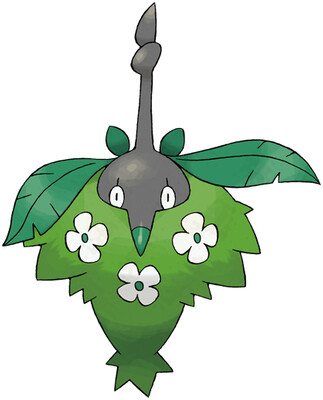 Wormadam (Plant Cloak) artwork by Ken Sugimori