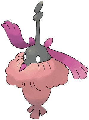 Wormadam (Trash Cloak) artwork by Ken Sugimori