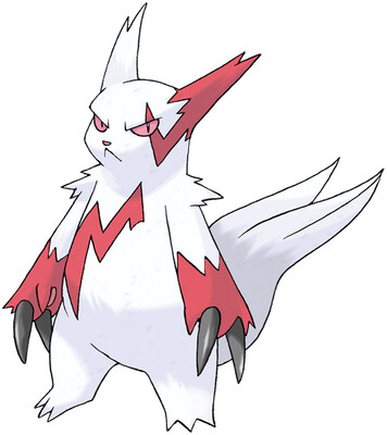 Zangoose artwork by Ken Sugimori