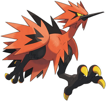 Galarian Zapdos artwork by Ken Sugimori