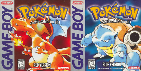 Image result for pokemon red and blue