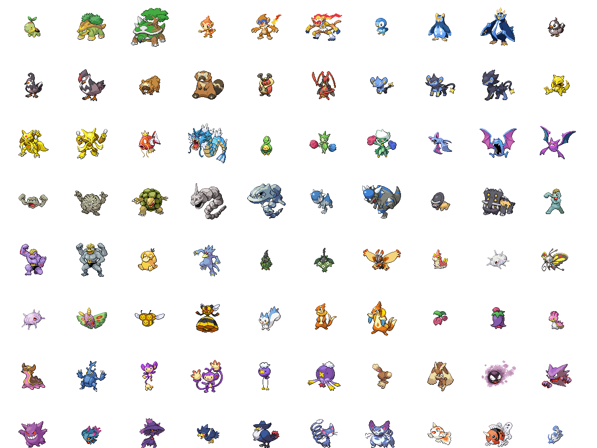 all water pokemons with names