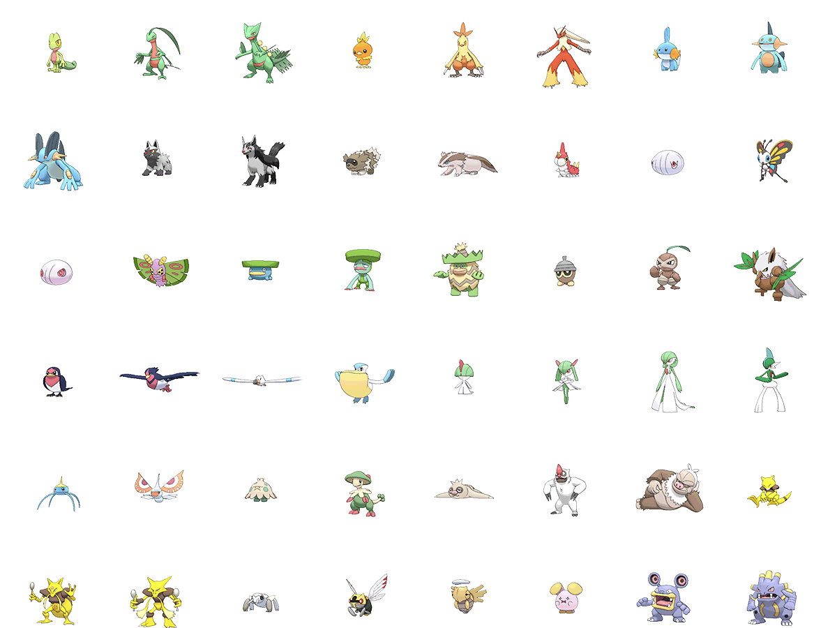 Pokémon Emerald Pokémon Ruby And Sapphire Hoenn Pokédex PNG - Free Download