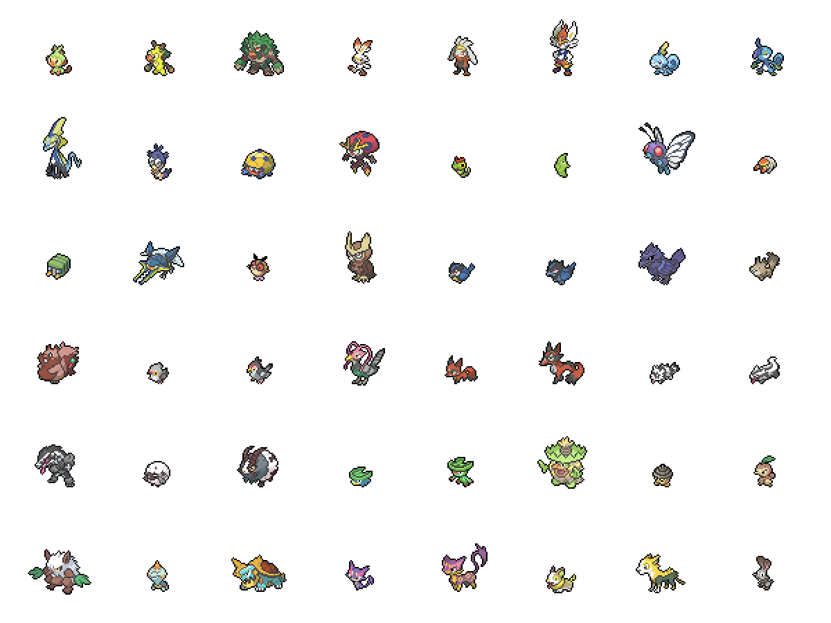 Pokemon Sword and Shield - Complete Pokedex All Pokemon