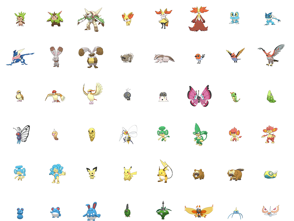 sekvens faktum låg Pokémon X/Y - Kalos Pokédex | Pokémon Database