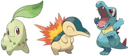 Pokemon HeartGold Starters - Evolutions and Stats - Pokemon Starters