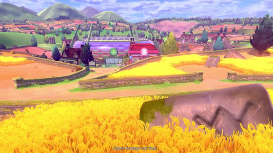 Rolling countryside hills in Galar