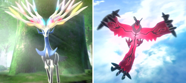 pokemon x and y legendary pokemon list