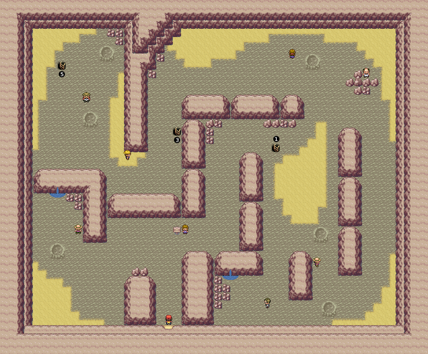 Mt. Moon map 1F