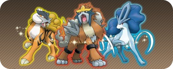 New event: Get a shiny Raikou, Entei or Suicune