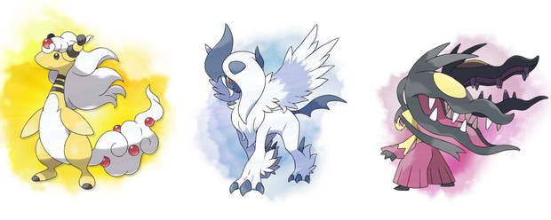 Ampharos, Absol and Mawile Mega Evolution details confirmed | Pokémon