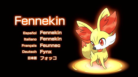 Fennekin - Fire-type starter from Pokemon X&Y