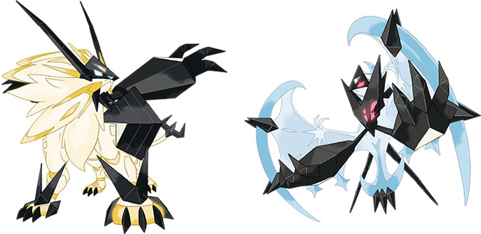 Lunala and Necrozma unite  Pokémon Ultra Sun and Moon! Amino