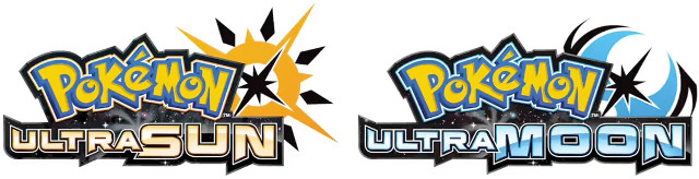 Pokémon Ultra Sun, Pokémon Ultra Moon logos