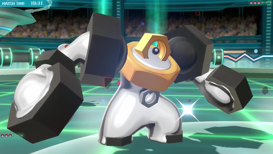 Melmetal in battle