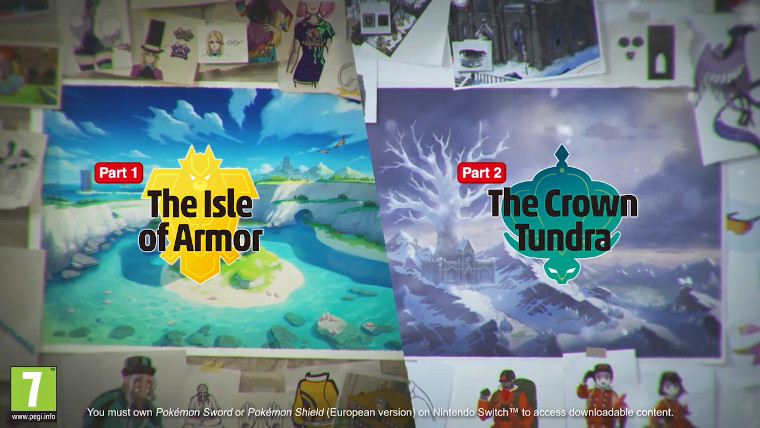 The Isle of Armor and The Crown Tundra logos