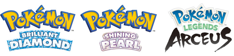 Pokemon Brilliant Diamond, Shining Pearl, Legends Arceus