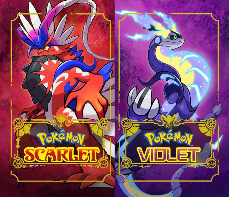 Scarlet & Violet box artwork