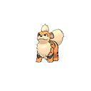Growlithe sprite from Bank