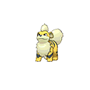 Growlithe Shiny sprite from Bank