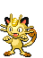 Meowth  sprite from Black 2 & White 2 & Black & White