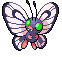 Butterfree Shiny sprite from Black 2 & White 2 & Black & White
