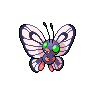 Butterfree Shiny sprite from Black & White