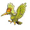 Fearow Shiny sprite from Black & White