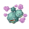 Weezing Shiny sprite from Black & White