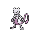 Mewtwo sprite from Brilliant Diamond & Shining Pearl