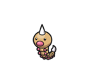 Weedle  sprite from Brilliant Diamond & Shining Pearl