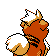 Growlithe Back sprite from Crystal