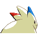 Togekiss Back/Shiny sprite from Diamond & Pearl